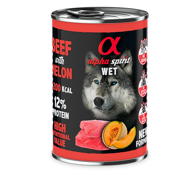 Lata Alpha Carne con Melon 400GR